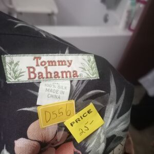 Tommy Bahama Black Floral Home Accent